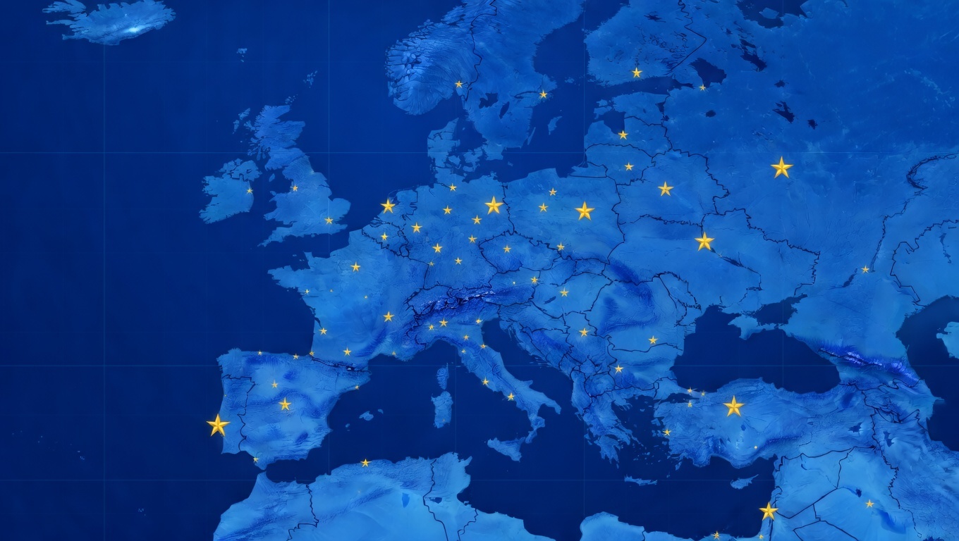 EU inc. map of European Union