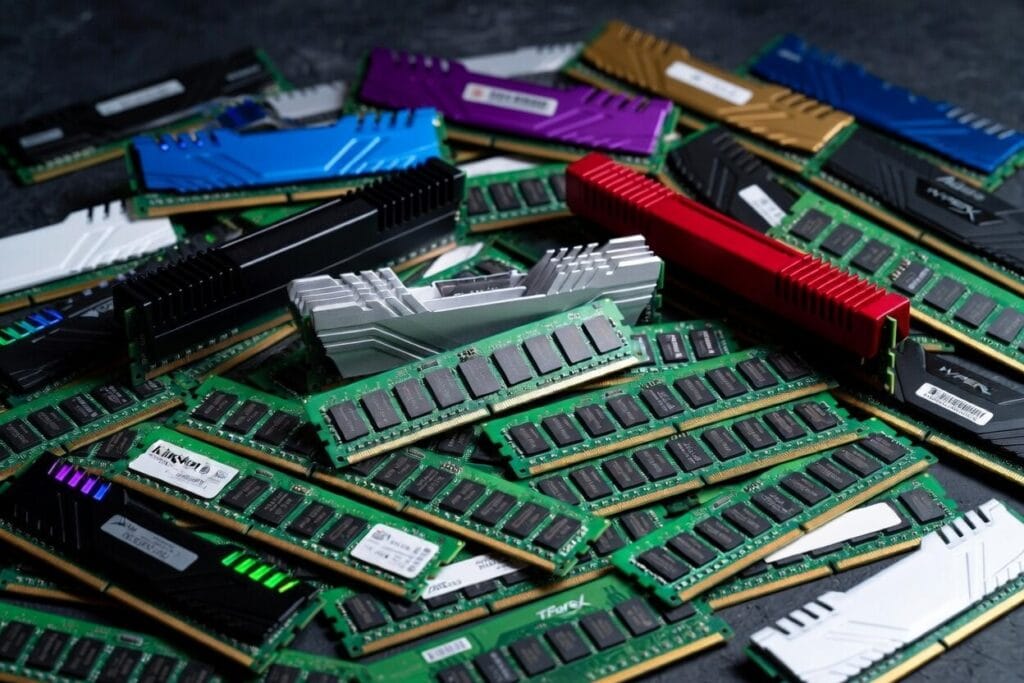 pile of memory sticks for ai compute