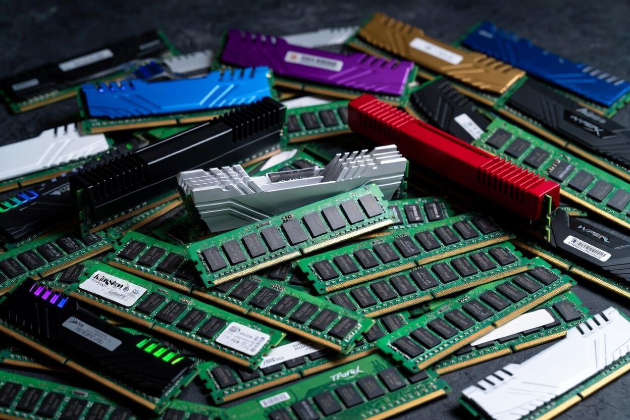 pile of memory sticks for ai compute