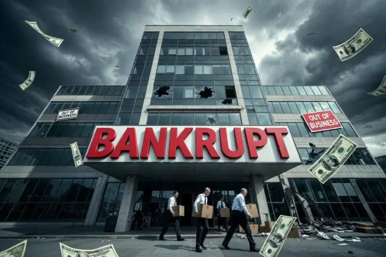 a company clearly bankrupt